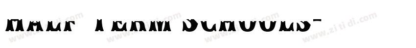 Half Term Schools字体转换